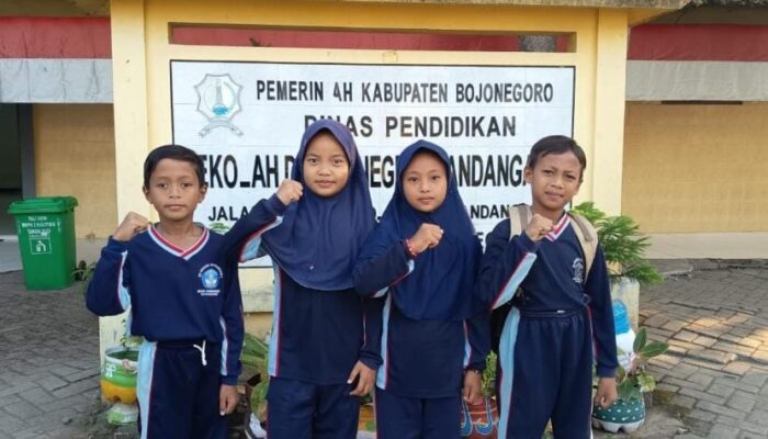 Sambut HUT RI, Siswa SD Trucuk Ramaikan Atletik Kids