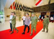 Kapolri dan Pimpinan Lembaga Negara Perkuat Sinergi di Mabes TNI AL