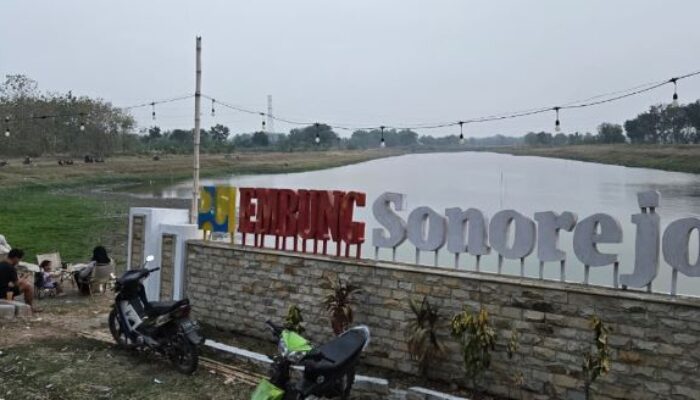 Gratis Tiket Masuk, Embung Sonorejo Padangan Jadi Wisata Favorit Baru di Bojonegoro