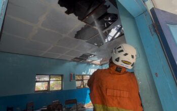 SMK Muhammdiyah 2 Kutorejo Terbakar, Dua Ruang Kelas Hangus