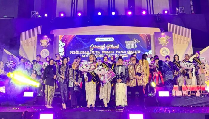 Panji Crist dan Galuh Rima Dinobatkan sebagai Duta Wisata Panji Galuh Kota Kediri 2026