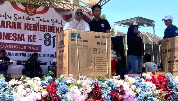 Meriahnya Pentas Seni dan Jalan Sehat di Dusun Glundung, Doorprize Sembako hingga Mesin Cuci