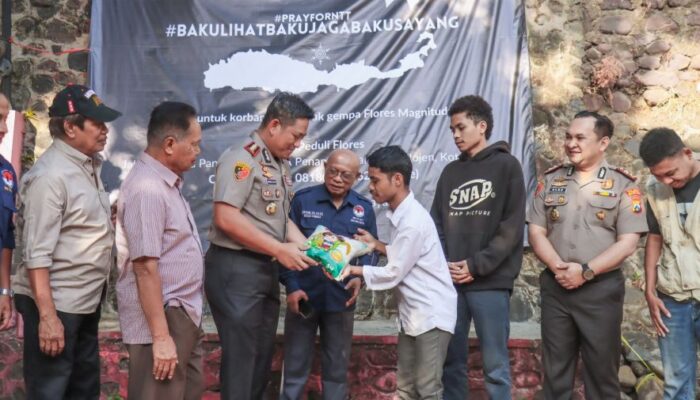 Polresta Malang Kota Kirim Satu Truk Bantuan untuk Korban Gempa NTT