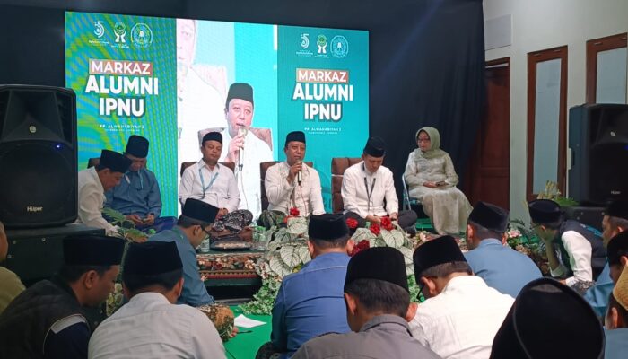 Asrorun Ni’am Resmikan Markas di Tambakberas, Simpul Konsolidasi Alumni IPNU di Arena Muktamar ke-35 NU