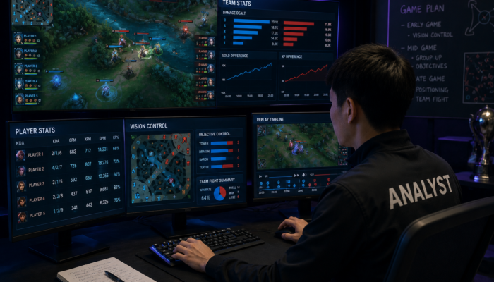 Analis Data Jadi Kunci Baru Kesuksesan Tim Esports Profesional