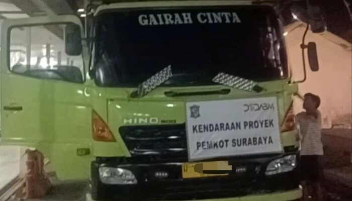 Pemkot Surabaya Tegur Kontraktor yang Catut Nama DSDABM di Truk Proyek