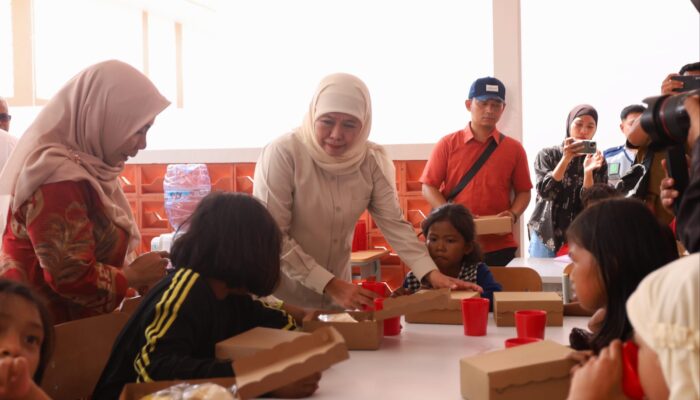 Khofifah Tinjau SRT 1 Gresik, Tegaskan Bebas Perundungan