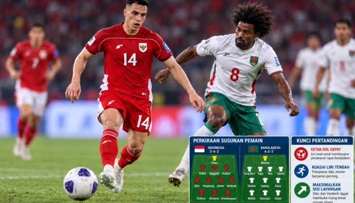 Indonesia Wajib Menang Besar Atas Bangladesh