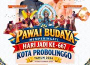 Pawai Budaya Rayakan 667 Tahun Pemkot Probolinggo