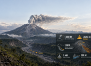 Semeru Erupsi, Abu Setinggi 1 Km
