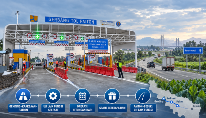 Tol Gending-Paiton Segera Beroperasi