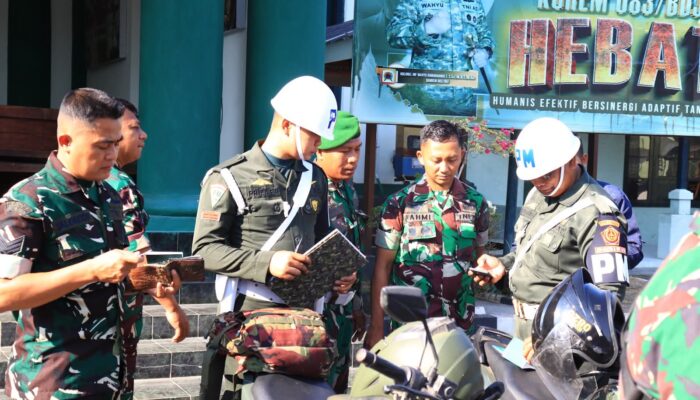 Polisi Militer Perkuat Disiplin Prajurit