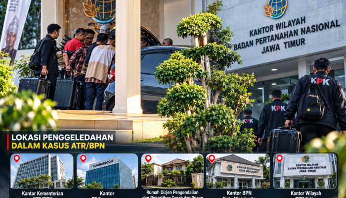 KPK Geledah BPN Jatim
