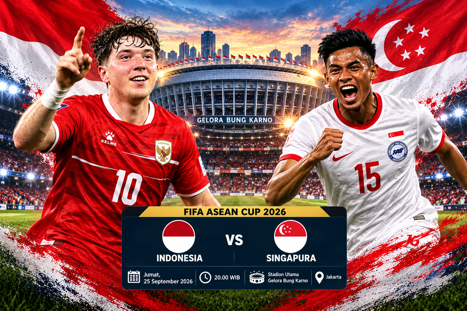 Indonesia vs Singapura