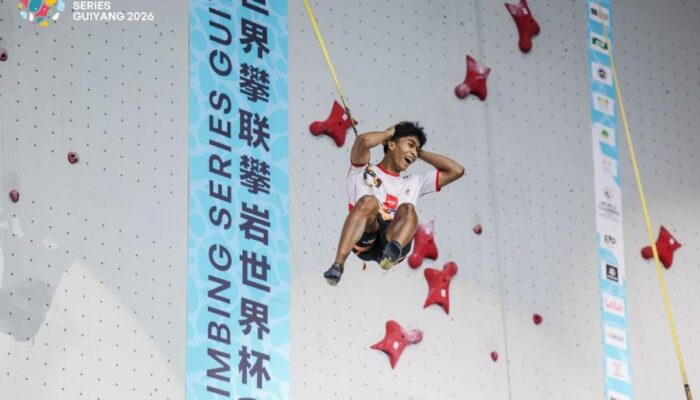 Atlet Panjat Tebing Unesa Raih Medali Emas, di World Climbing Series 2026