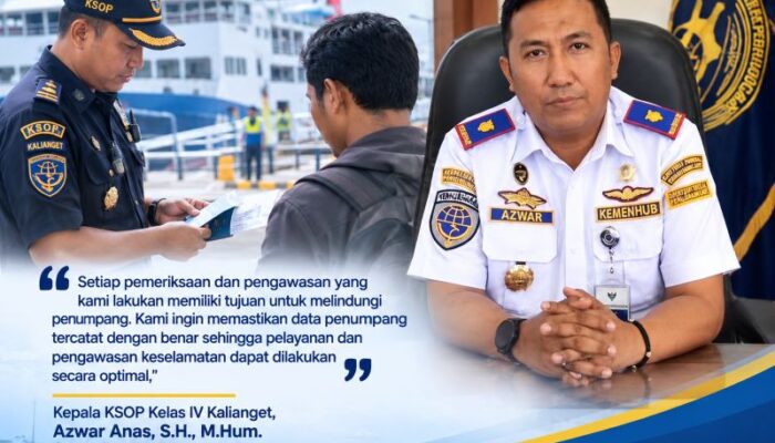 KSOP Kalianget Aktif Kawal Keselamatan dan Pelayanan Penumpang