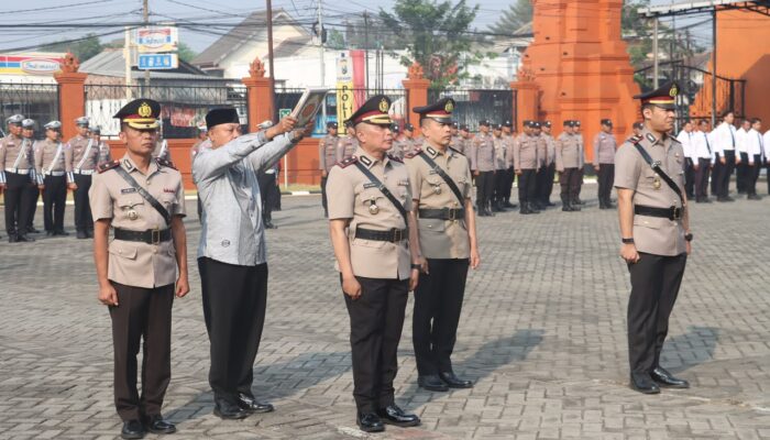 Dua Kapolsek Resmi Berganti, Kapolres Mojokerto: Harus Inovatif