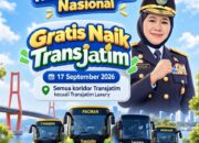 Peringati Harhubnas 2026, Gubernur Khofifah Gratiskan 8 Koridor Trans Jatim Hari Ini