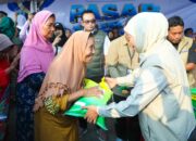 Gencarkan Titik ke-140 di Ponorogo, Khofifah Guyur Pasar Murah demi Jaga Daya Beli Warga Pulung