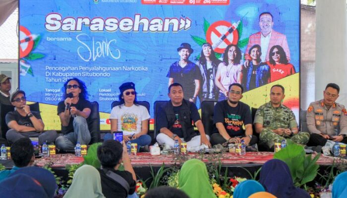 Pemkab Situbondo Ajak Slank Kampanye Jauhi Narkoba