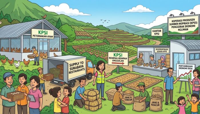 Dari Lereng Ngliman ke Resto Surabaya: KPSI Pacu Ekonomi Pegunungan Nganjuk Lewat Diversifikasi Usaha