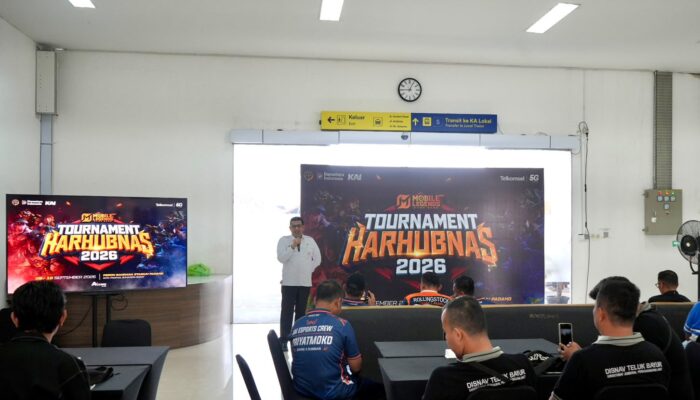 KAI Sumbar Gelar Turnamen Mobile Legends, Esports Masuk Perayaan Harhubnas