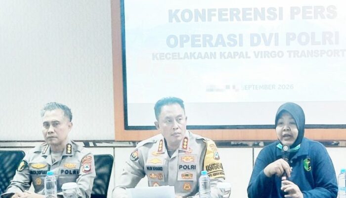 Pusdokkes Polri Kumpulkan 133 Data Ante Mortem Korban Kapal Virgo
