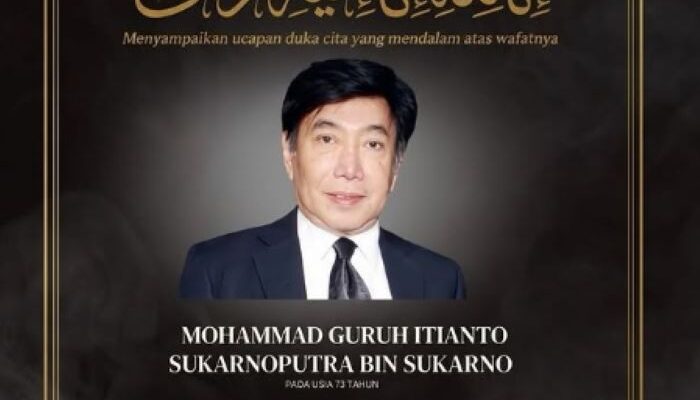 Guruh Soekarnoputra Meninggal Dunia pada Usia 73 Tahun