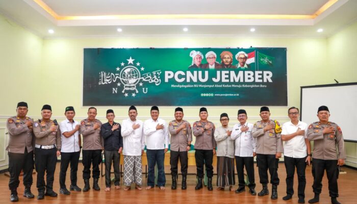 Rangkul PCNU, Kapolres Jember Perkuat Kamtibmas