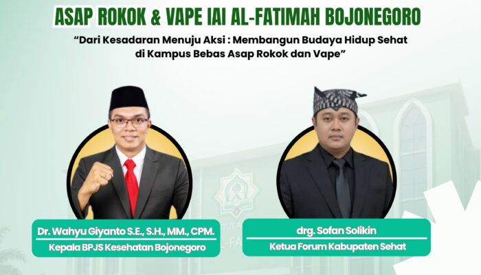 Terapkan Perda KTR, IAI Al-Fatimah Bojonegoro Bentuk Satgas Kampus Bebas Asap Rokok dan Vape