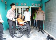Polres Gresik Bantu Driver Ojol Korban Kecelakaan, Ekonomi Keluarga Kembali Bergeliat