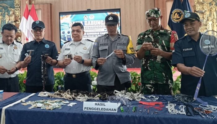 Razia Gabungan di LPKA Blitar, Petugas Temukan Beragam Benda Terlarang