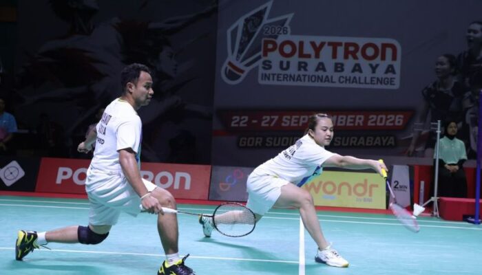 Rehan/Melati Tembus Perempat Final Polytron Surabaya International Challenge 2026