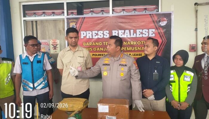 Petugas Avsec Gagalkan Penyelundupan 1,6 kg Ganja di Bandara Pattimura Ambon