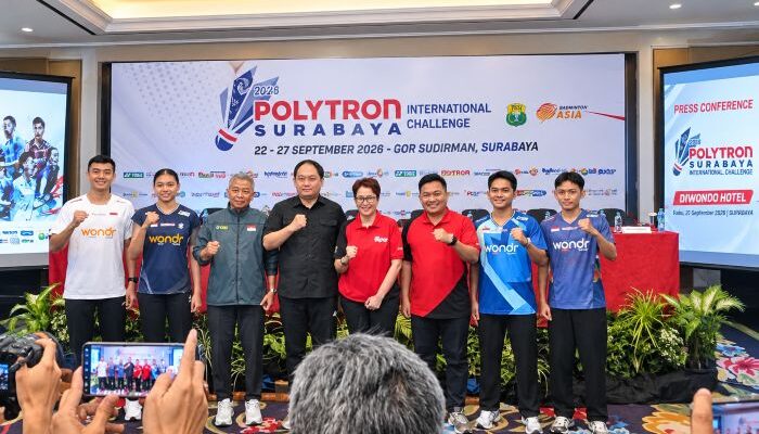 Polytron Surabaya International Challenge 2026 Siap Digelar, Diikuti 279 Atlet dari 14 Negara