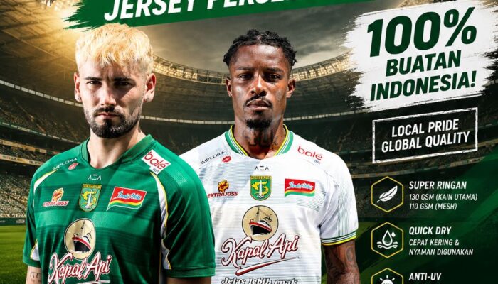 AZA Hadirkan Player Issue Jersey Persebaya 26/27, 100 Persen Buatan Indonesia