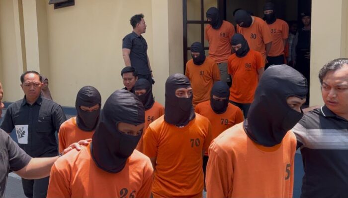 Operasi Sikat Semeru 2026, Polres Mojokerto Ringkus 14 Tersangka