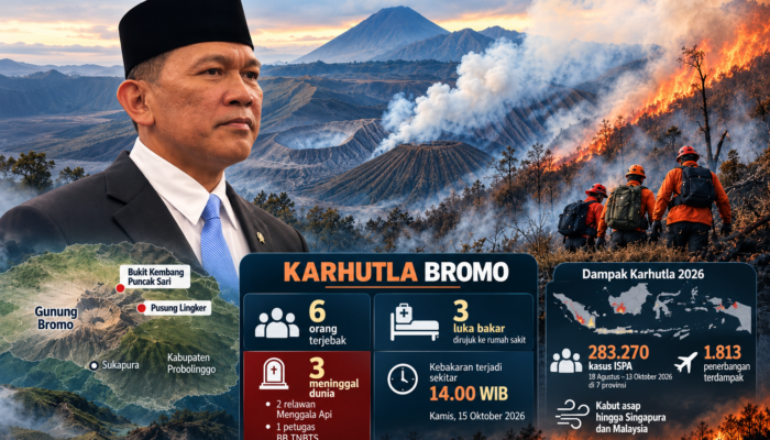Tiga Tewas di Bromo saat Kepala BNPB Dilantik