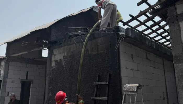 Kebakaran di Gang Sempit, Padam 17 Menit