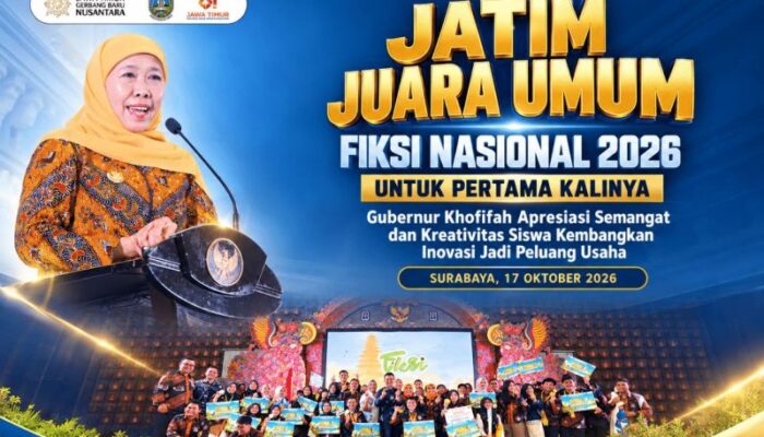 Jatim Juara Umum FIKSI 2026 dengan 18 Medali