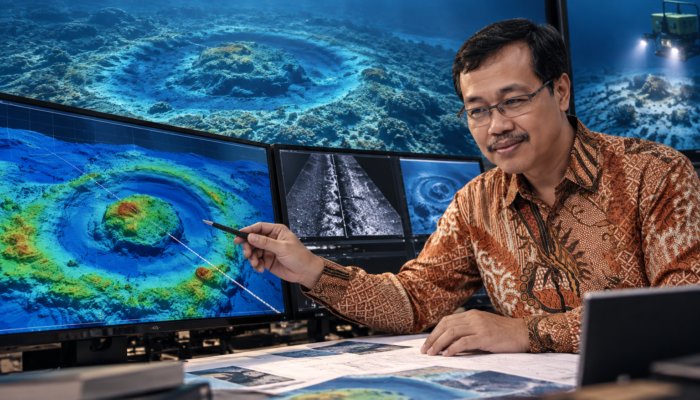 Membaca Lingkaran Gosong Gia di Bawah Laut