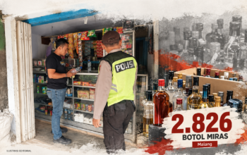 2.826 Botol Miras Ilegal Disita