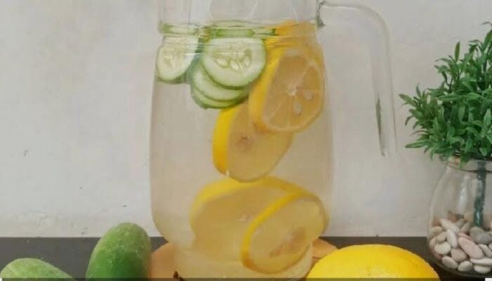 Segar dan Praktis: Air Lemon Campur Timun Jadi Solusi Alami Jaga Hidrasi Tubuh Harian