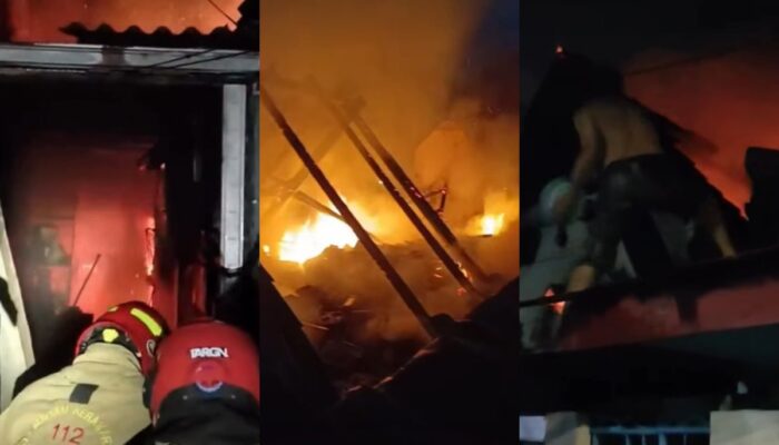 Kebakaran Hanguskan Rumah di Kupang Krajan Surabaya, 2 Penghuni Luka Bakar dan Pingsan