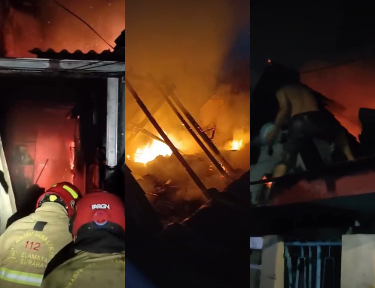 Kebakaran di Kupang Krajan