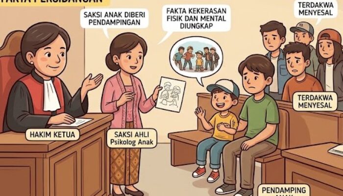Main Pukul usai Kejar-kejaran di Patianrowo, 3 Anak Bawah Umur Diadili di PN Nganjuk