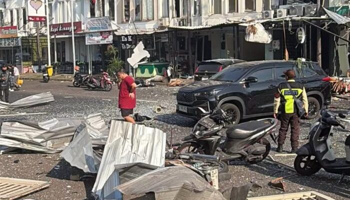 Ledakan di Ruko San Antonio Pakuwon City Surabaya, 5 Orang Luka-Luka