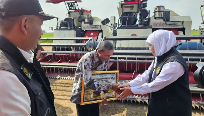Khofifah Salurkan 15 Alsintan ke Petani Ngawi