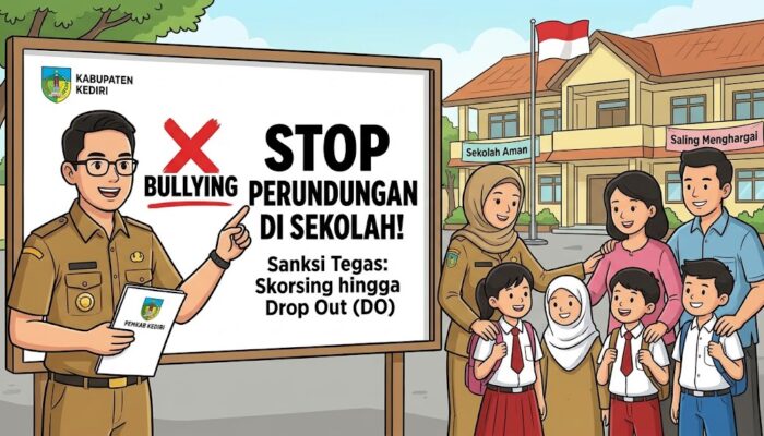 Lawan Perundungan, Pemkab Kediri Ancam Sanksi Berat hingga Drop Out bagi Pelaku Bullying