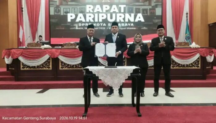 Sah! DPRD dan Pemkot Surabaya Tetapkan Perda SPALD 91 Pasal demi Lindungi Sanitasi Warga